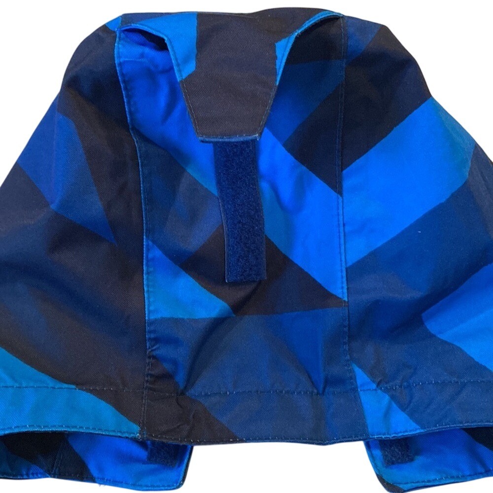 Columbia Kids Blue Geometric‎ Pattern Winter Jacket Hooded - Picture 13 of 15